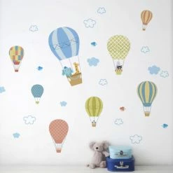 Home Decor Great Hot Air Balloon Wall Decal 32 Home Decor Great Hot Air Balloon Wall Decal