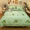 Home Decor Green Dinosaur And Avocado Bedding Set