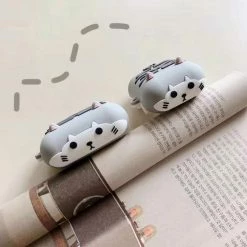 Accessories Grey Kitty Airpods Case (1&2&Pro)