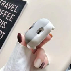 Accessories Grey Kitty Airpods Case (1&2&Pro)