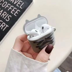 Accessories Grey Kitty Airpods Case (1&2&Pro)