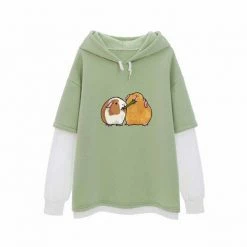 Apparel Guinea Pig Sharing Is Caring Half-Sleeve Hoodie
