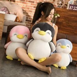 Soft Toy Plush & Toys Happy Penguin Trio