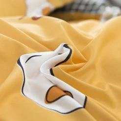 Home Decor Happy Ducks Print Bedding Set Sea Animals