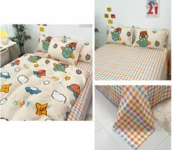 Home Decor Happy Planet Teddy Bear Bedding Set