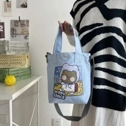 Apparel Happy Space Friends Tote 19 Apparel Happy Space Friends Tote