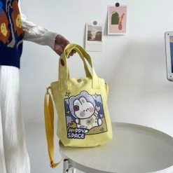 Apparel Happy Space Friends Tote 16 Apparel Happy Space Friends Tote