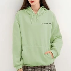 Apparel Harajuku Strawberry Milk Oversized Part-Cotton Hoodie