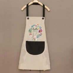 Home Decor Home & Pets Hello Spring Rabbit Chef Apron