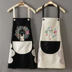 Home Decor Home & Pets Hello Spring Rabbit Chef Apron
