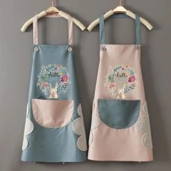 Home Decor Home & Pets Hello Spring Rabbit Chef Apron