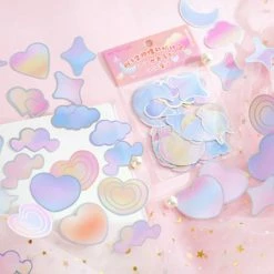 Accessories Sea Animals Holographic Animals Stickers Set 43 Accessories Sea Animals Holographic Animals Stickers Set