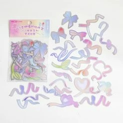 Accessories Sea Animals Holographic Animals Stickers Set