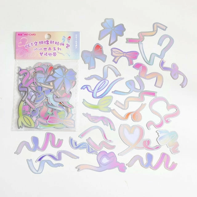 Accessories Sea Animals Holographic Animals Stickers Set 4 Accessories Sea Animals Holographic Animals Stickers Set