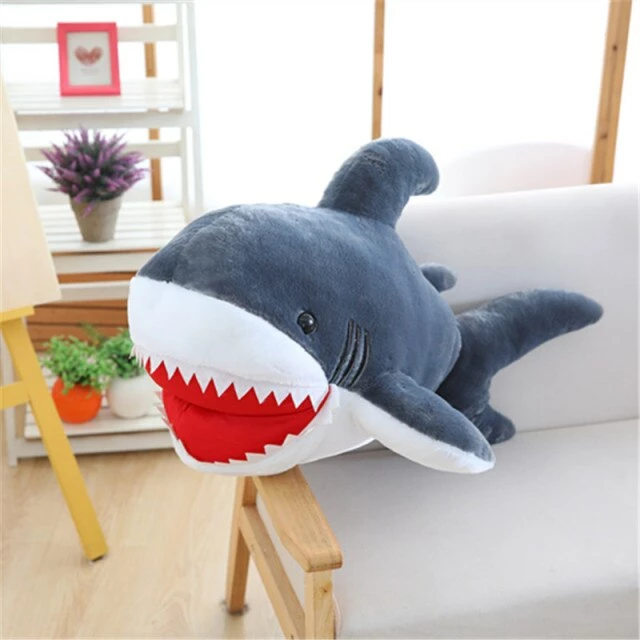 Soft Toy Huge Fluffy Shark Plushie 10 Soft Toy Huge Fluffy Shark Plushie