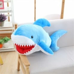 Soft Toy Huge Fluffy Shark Plushie 17 Soft Toy Huge Fluffy Shark Plushie