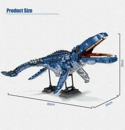 Build It Huge Mosasaur Dinosaur Whale Building Set 5 Build It Huge Mosasaur Dinosaur Whale Building Set
