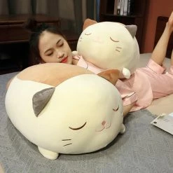 Soft Toy Huge Snuggly Caramel Cat Plush Plush & Toys