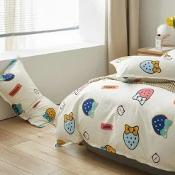 Home Decor I Love Strawberry Bedding Set Food & Drinks