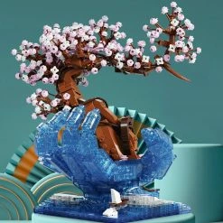 Build It Ice Palm Sakura Cherry Blossom Tree Building Set