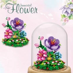 Build It Immortal Rose Flowers Plants Micro Building Set Collection