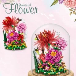Build It Immortal Rose Flowers Plants Micro Building Set Collection