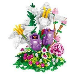 Build It Immortal Rose Flowers Plants Micro Building Set Collection