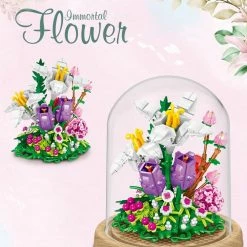 Build It Immortal Rose Flowers Plants Micro Building Set Collection