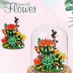 Build It Immortal Rose Flowers Plants Micro Building Set Collection
