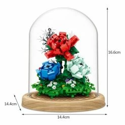 Build It Immortal Rose Flowers Plants Micro Building Set Collection