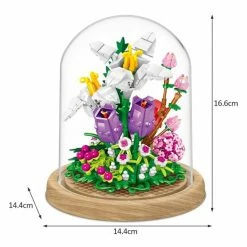 Build It Immortal Rose Flowers Plants Micro Building Set Collection