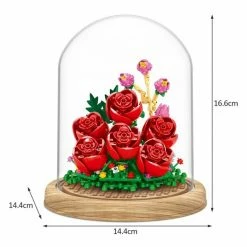 Build It Immortal Rose Flowers Plants Micro Building Set Collection