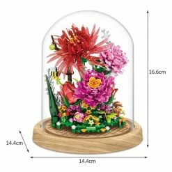 Build It Immortal Rose Flowers Plants Micro Building Set Collection