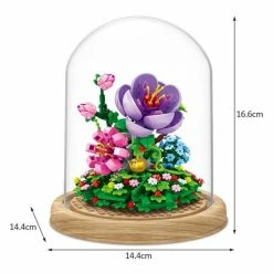Build It Immortal Rose Flowers Plants Micro Building Set Collection