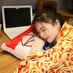 Soft Toy Instant Noodle Plushie Pillow