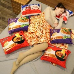 Soft Toy Instant Noodle Plushie Pillow