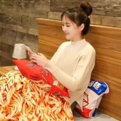Soft Toy Instant Noodle Plushie Pillow