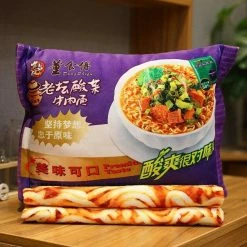 Soft Toy Instant Noodle Plushie Pillow