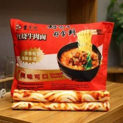 Soft Toy Instant Noodle Plushie Pillow