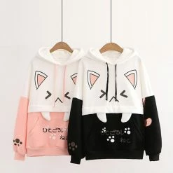 Apparel Japanese Anime Cat Hoodie