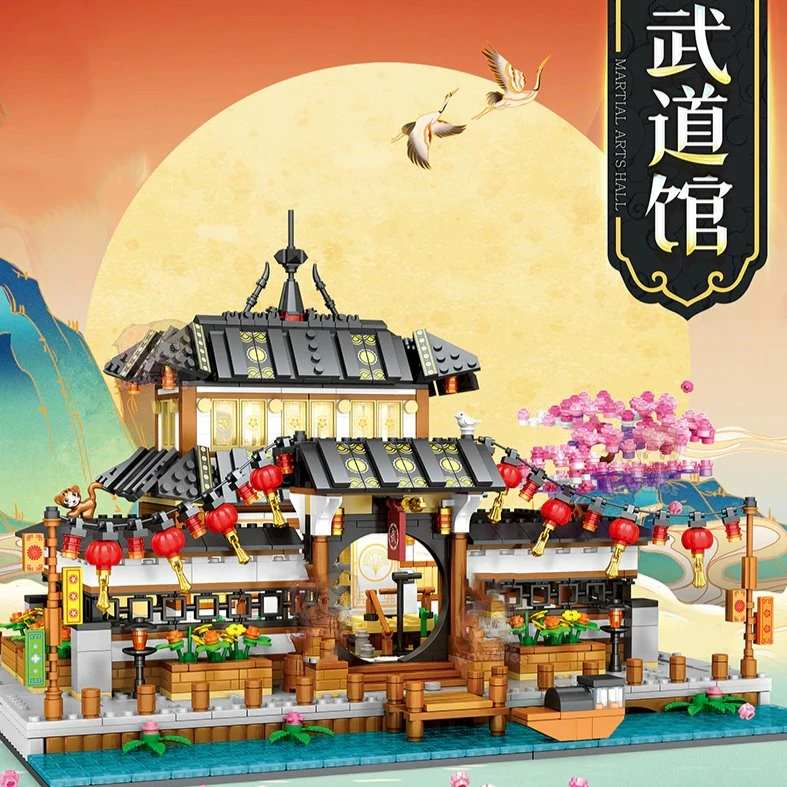 Build It Japanese Dojo Honbu Martial Art Centre Building Set 3 Build It Japanese Dojo Honbu Martial Art Centre Building Set