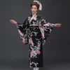 Apparel Japanese Floral Long Kimono