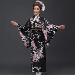 Apparel Japanese Floral Long Kimono