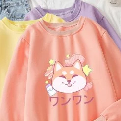 Apparel Japanese Kawaii Shiba Sweatshirt