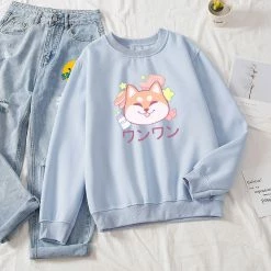 Apparel Japanese Kawaii Shiba Sweatshirt