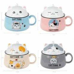 Home Decor Japanese Kawaiies Instant Noodles Cat Bowl