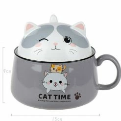 Home Decor Japanese Kawaiies Instant Noodles Cat Bowl