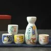 Home Decor Home & Pets Japanese Lucky Cat Ceramic Sake Set