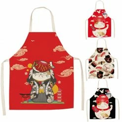Home Decor Home & Pets Japanese Lucky Cat Cotton Apron