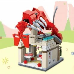 Build It Japanese Micro Seafood Street Stalls Building Sets